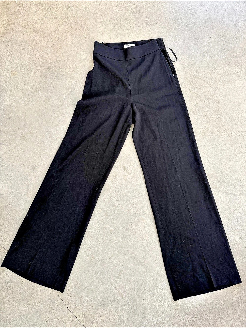 Babaton Agency Pant Wide Leg Pants in Black